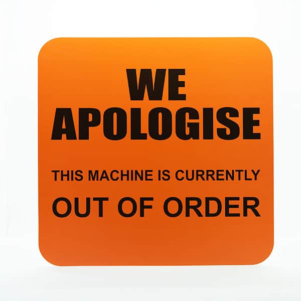 ALH Out of Order Signs - CCideas